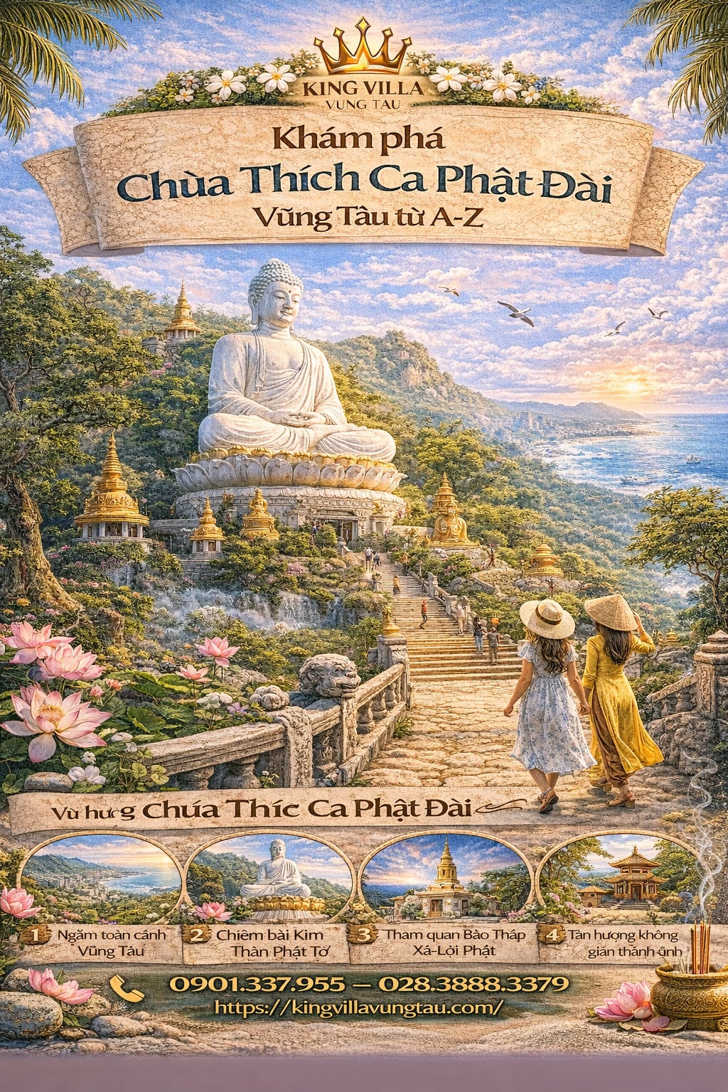 Khám phá Chùa Thích Ca Phật Đài Vũng Tàu từ A-Z