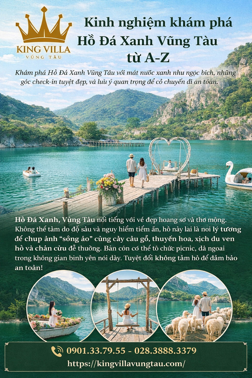 Kinh nghiệm khám phá Hồ Đá Xanh Vũng Tàu từ A-Z