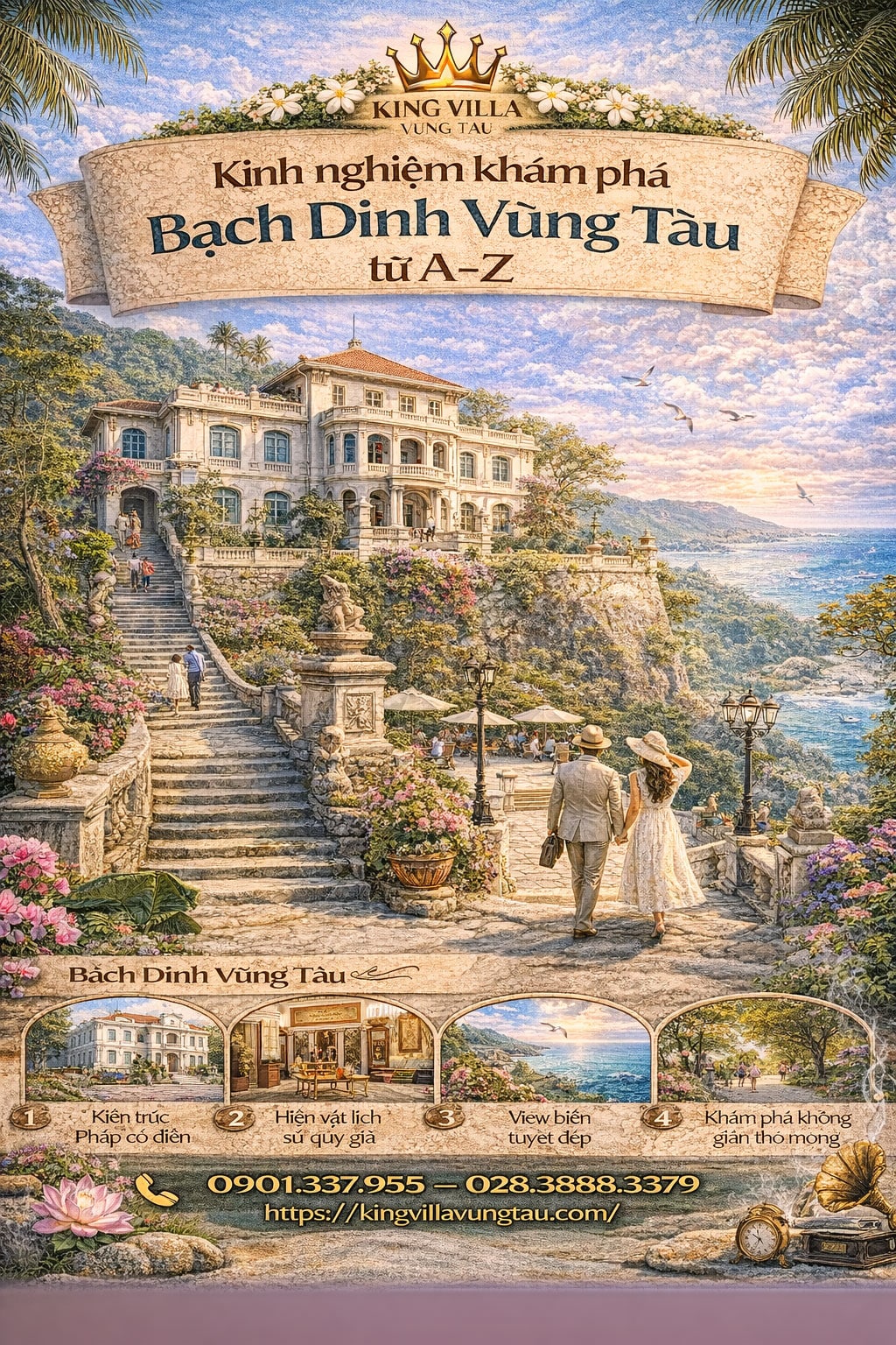 Kinh nghiệm khám phá Bạch Dinh Vũng Tàu từ A-Z