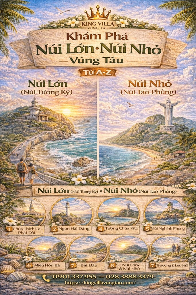 Khám phá Núi lớn Núi nhỏ Vũng Tàu từ A-Z