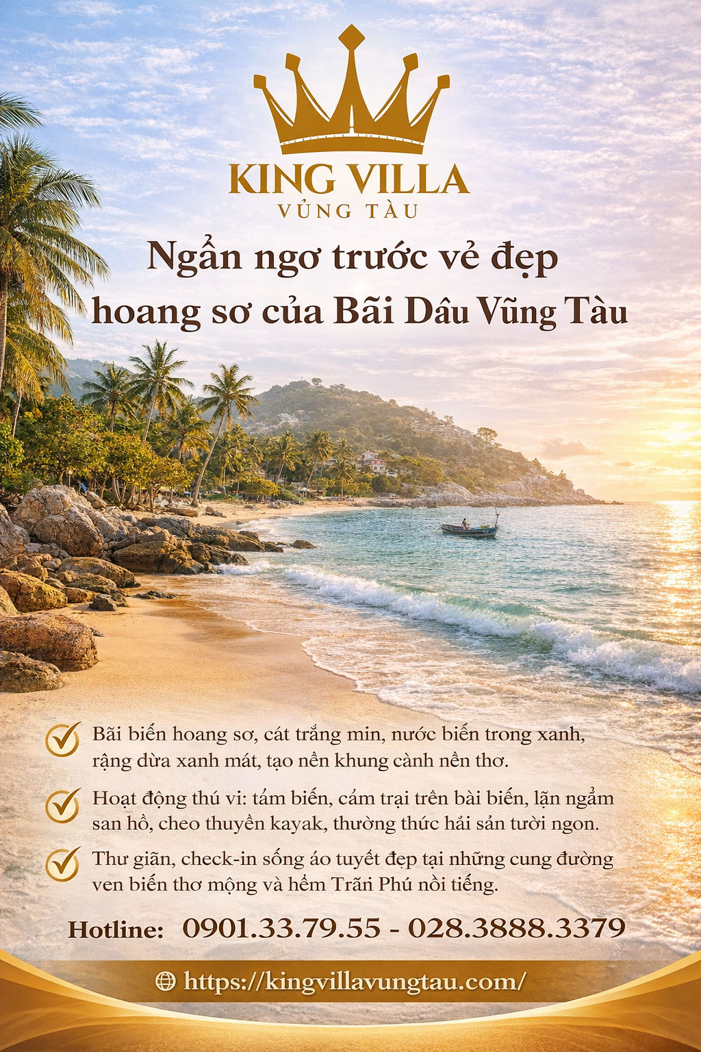 Ngẩn ngơ trước vẻ đẹp hoang sơ của Bãi Dâu Vũng Tàu