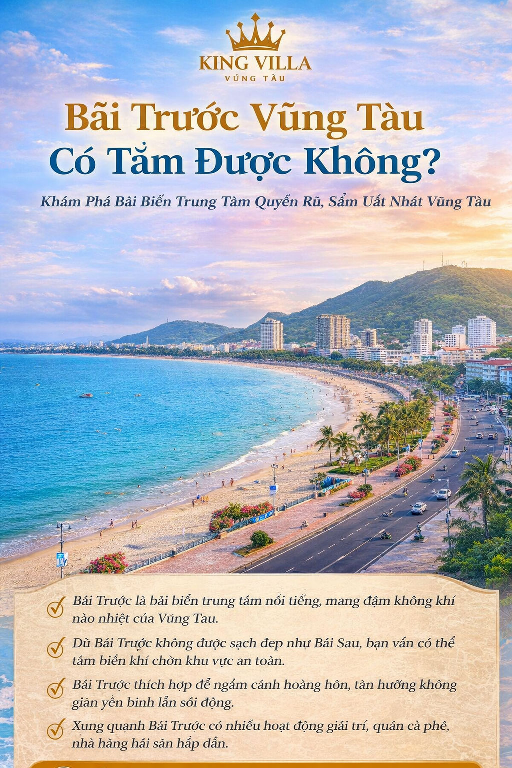 Bãi Trước Vũng Tàu có tắm được không?