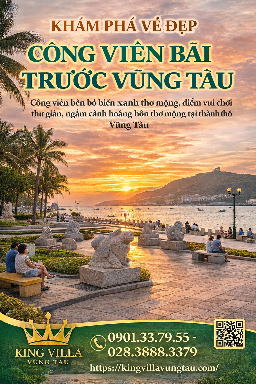 Khám phá vẻ đẹp Công Viên Bãi Trước Vũng Tàu