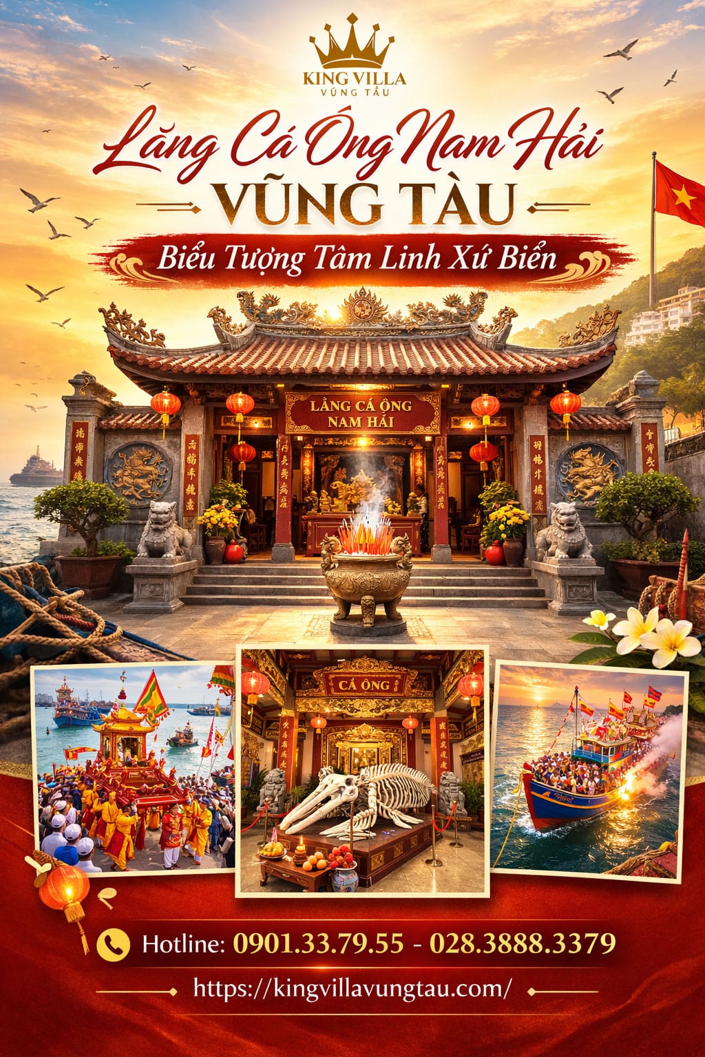 Lăng Cá Ông Nam Hải Vũng Tàu - Biểu tượng tâm linh xứ biển