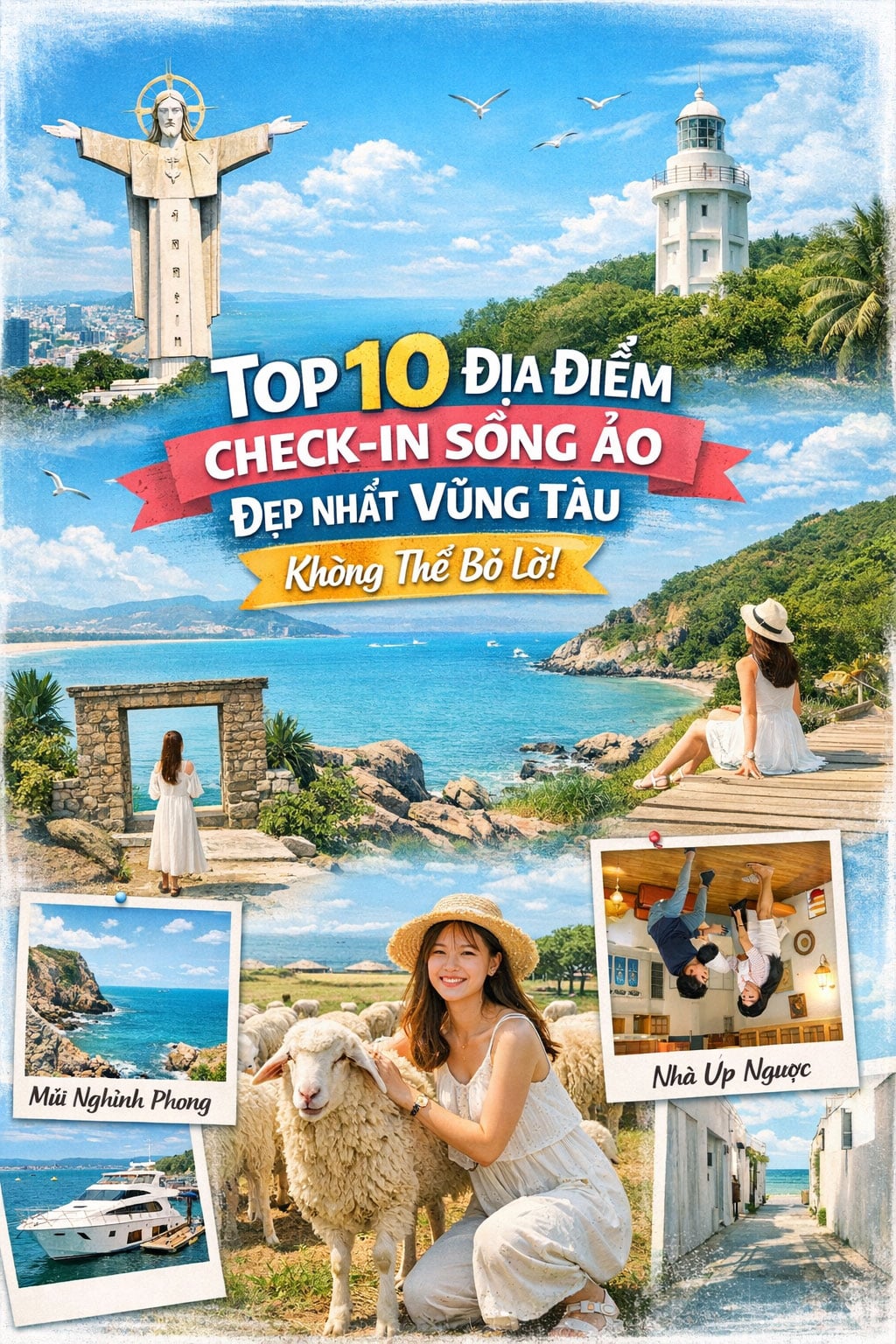 Top 10 địa điểm check-in sống ảo đẹp nhất Vũng Tàu