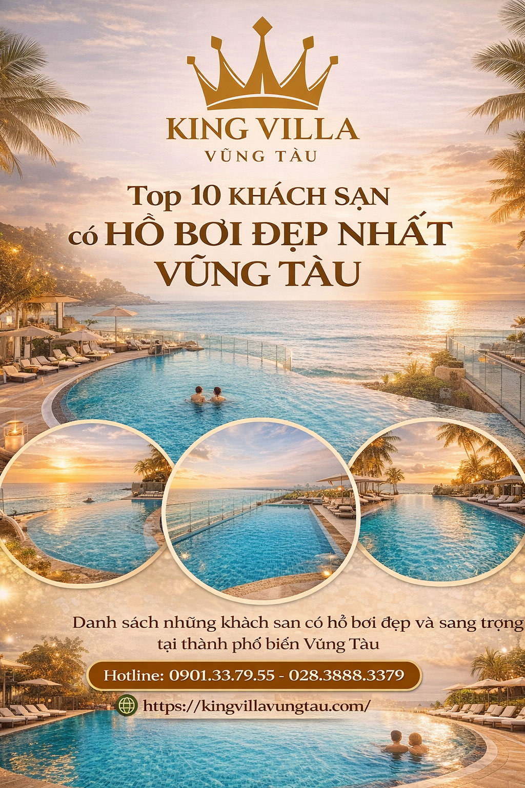Top 10 khách sạn có hồ bơi đẹp nhất Vũng Tàu