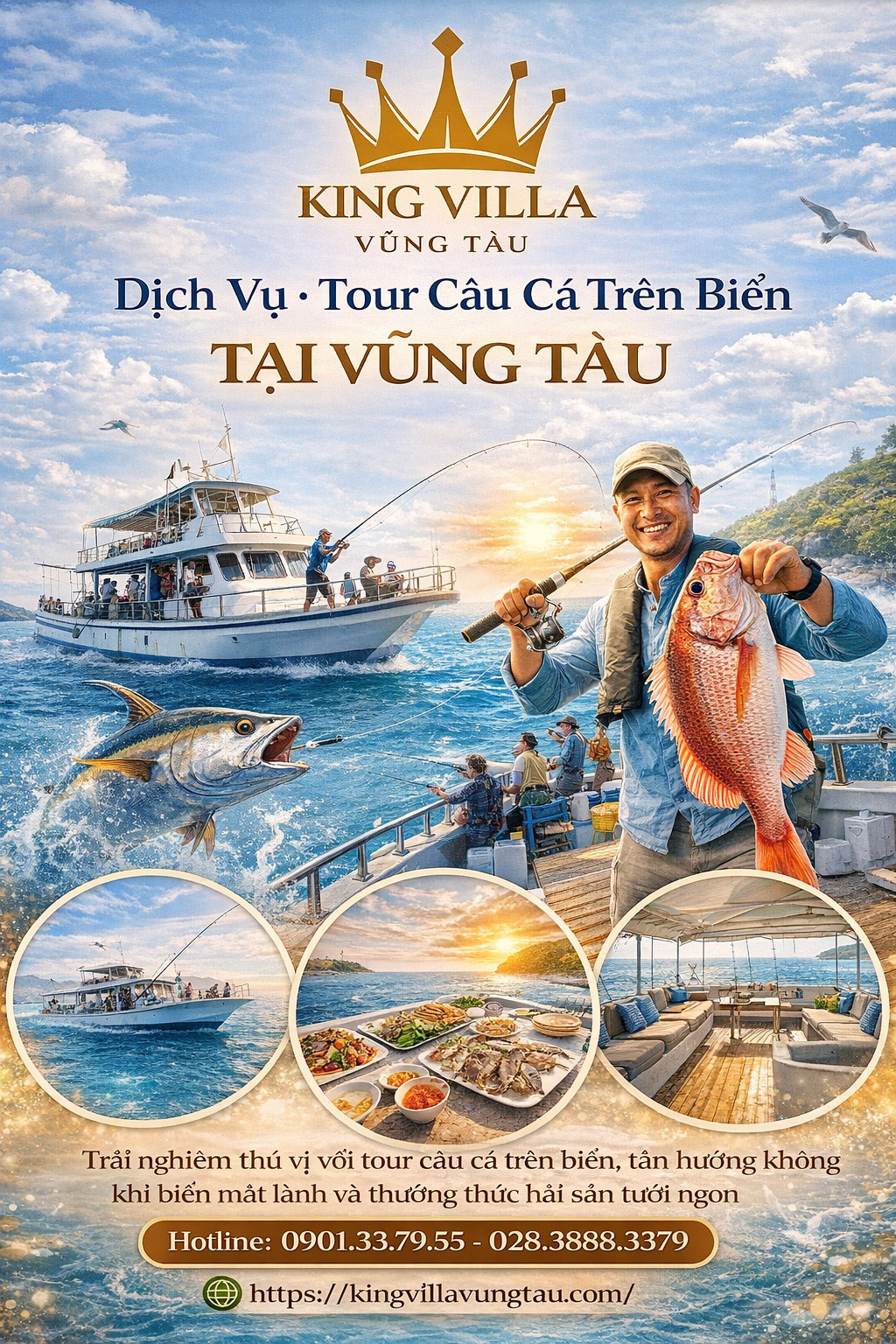 Dịch Vụ - Tour Câu Cá Trên Biển Tại Vũng Tàu