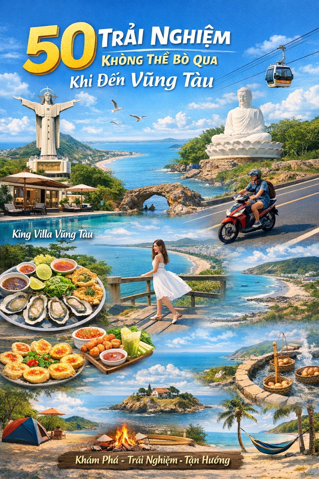 50 Trải Nghiệm Không Thể Bỏ Qua Khi Đến Vũng Tàu