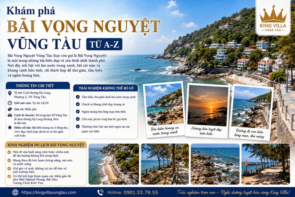 Khám phá Bãi Vọng Nguyệt Vũng Tàu từ A-Z