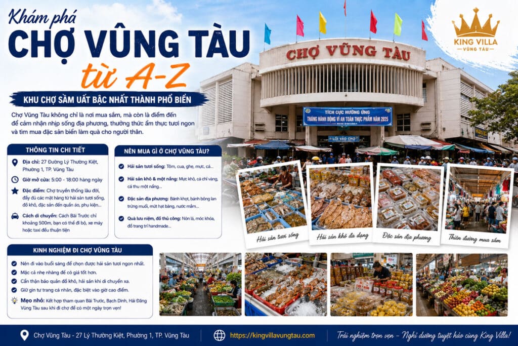 Khám phá Chợ Vũng Tàu từ A-Z
