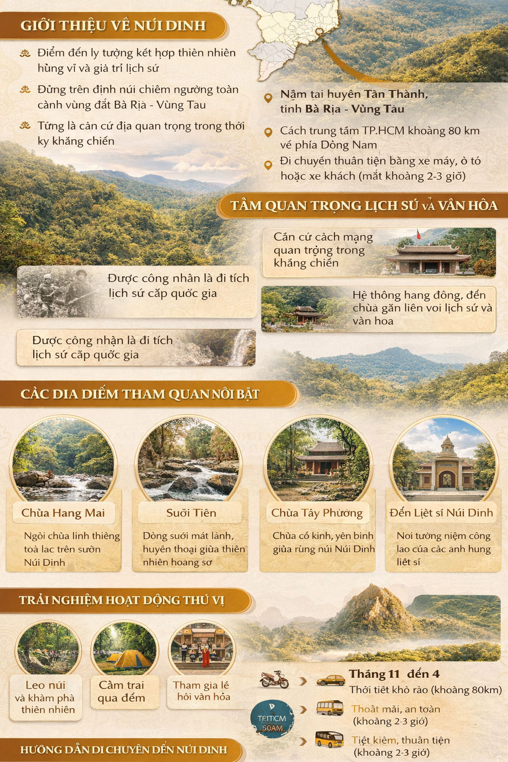 Khám Phá Núi Dinh Bà Rịa Vũng Tàu từ A-Z