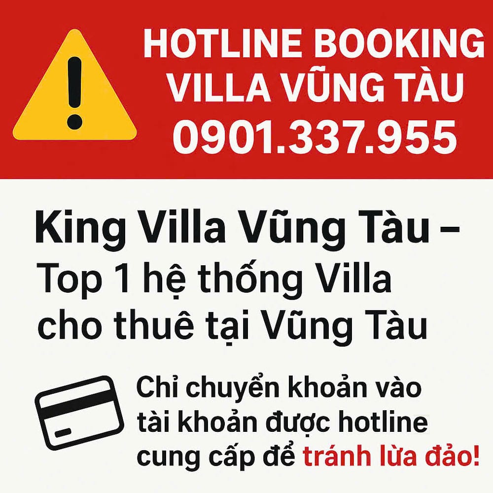 Hotline Booking Villa Vũng Tàu