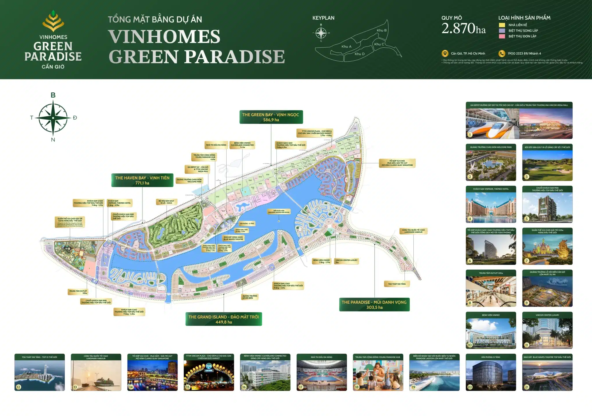 4. Không gian xanh – Linh hồn của Vinhomes Green Paradise