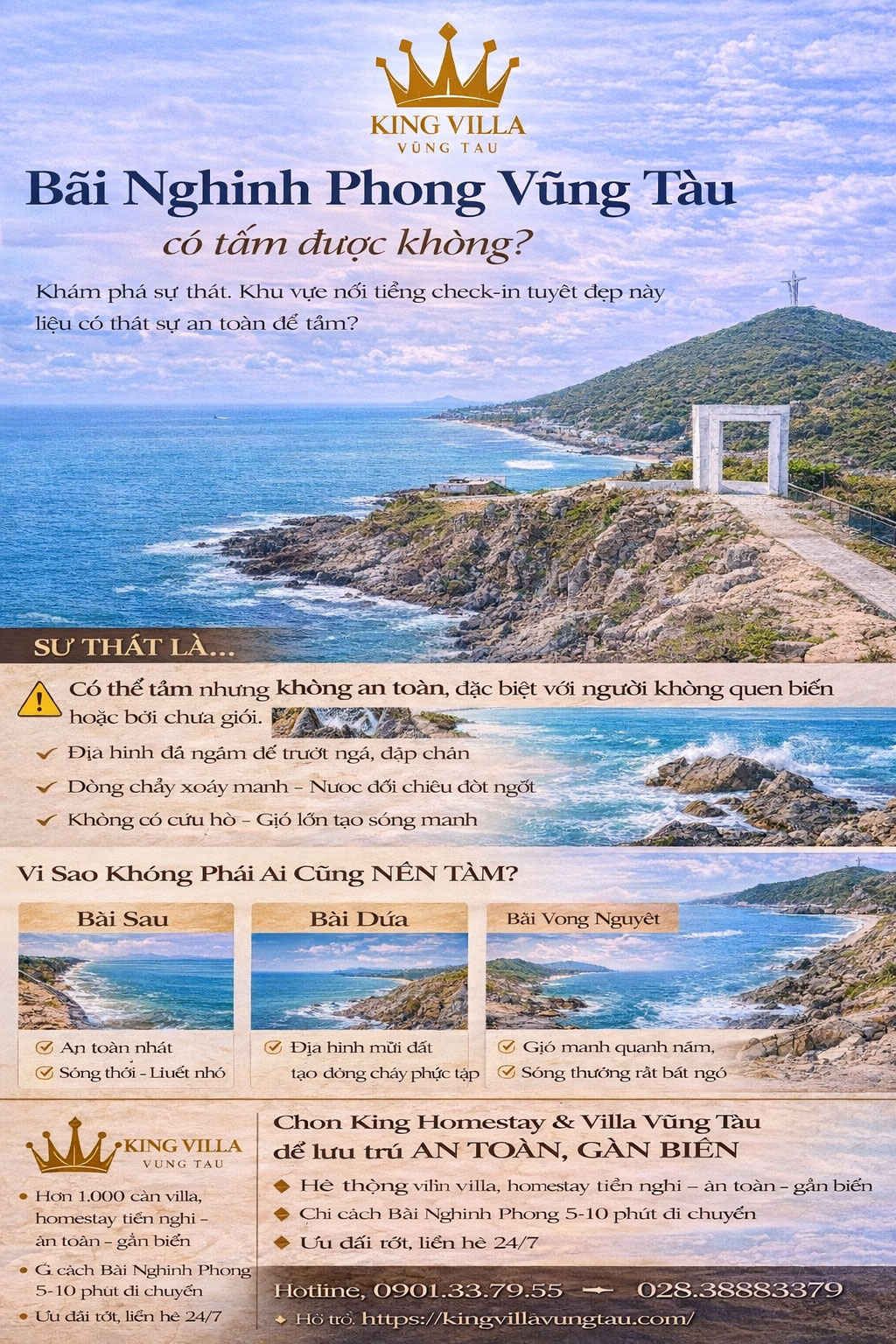 Bãi Nghinh Phong Vũng Tàu có tắm được không?