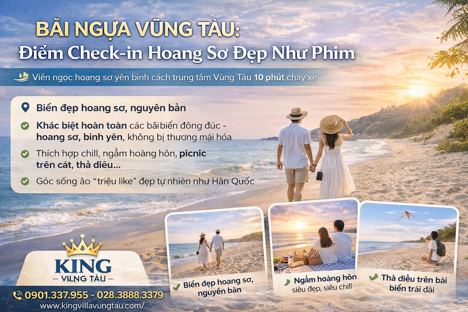 Bãi Ngựa Vũng Tàu - Điểm Check-in Hoang Sơ Đẹp Như Phim