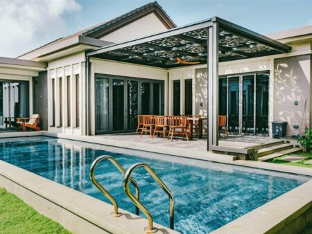 Villa mã 204 Coastar Hồ Tràm 3pn hướng vườn