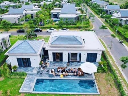 Villa mã 205 Coastar Hồ Tràm 3Pn hướng vườn