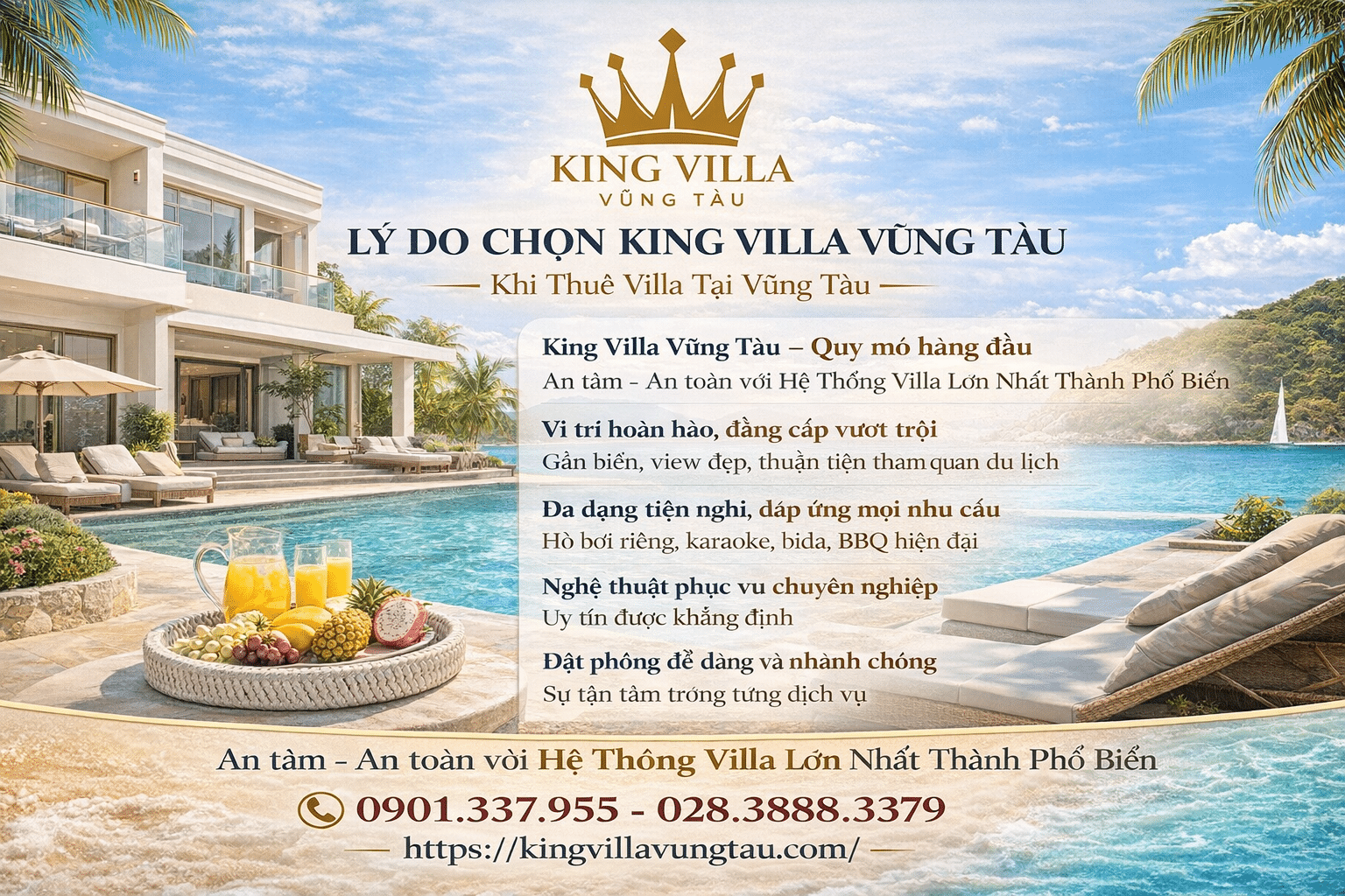 Lý do chọn King Villa Vũng Tàu