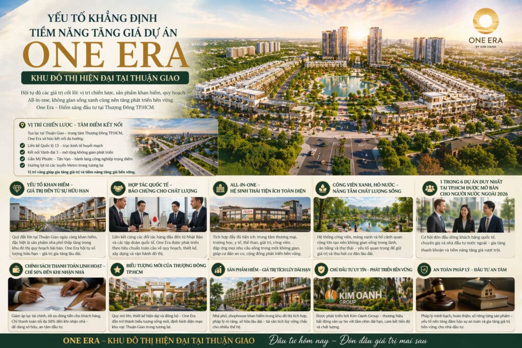 Yếu tố khẳng định tiềm năng tăng giá của One Era Kim Oanh