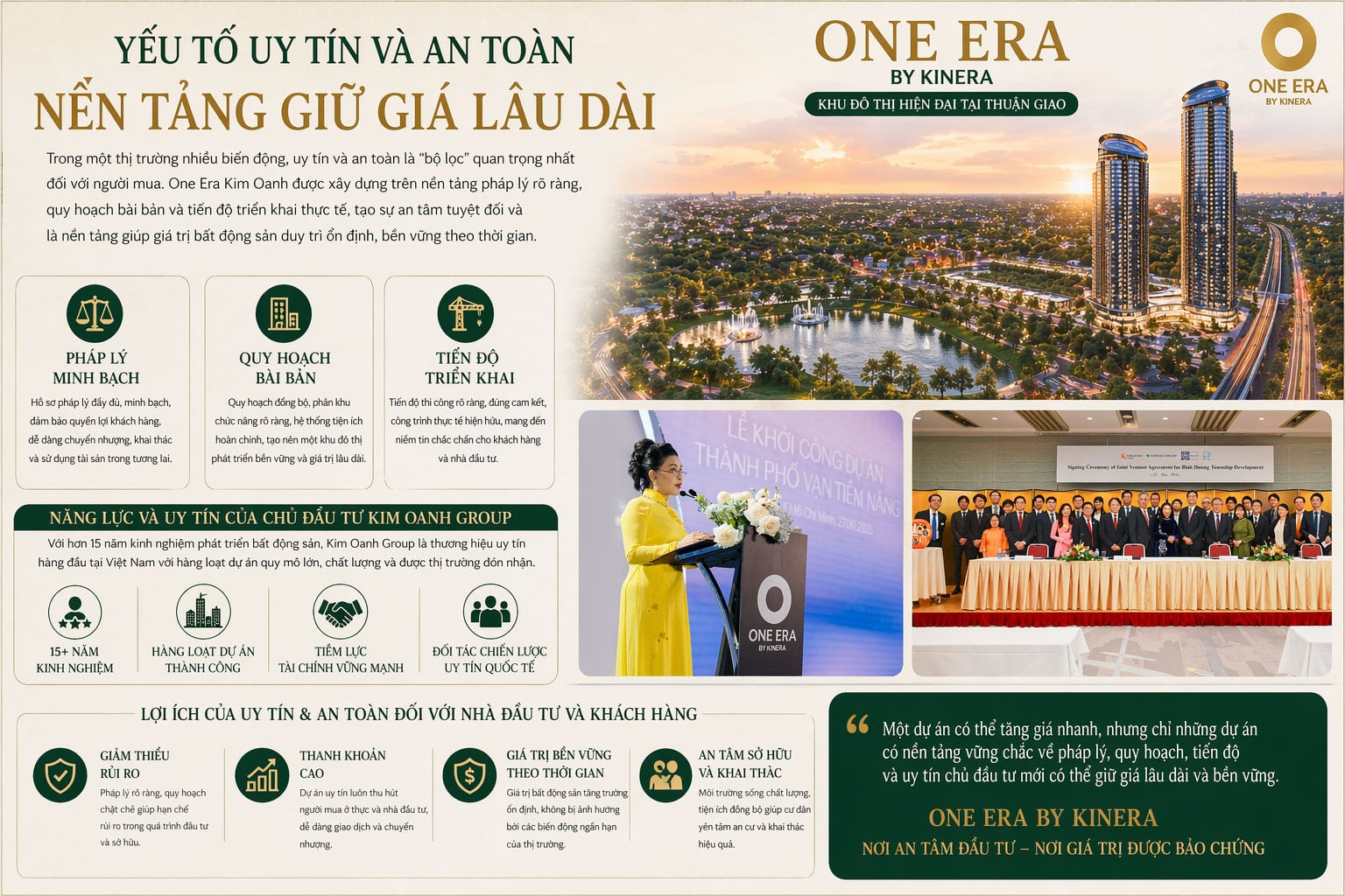 Yếu tố uy tín và an toàn – nền tảng giữ giá lâu dài