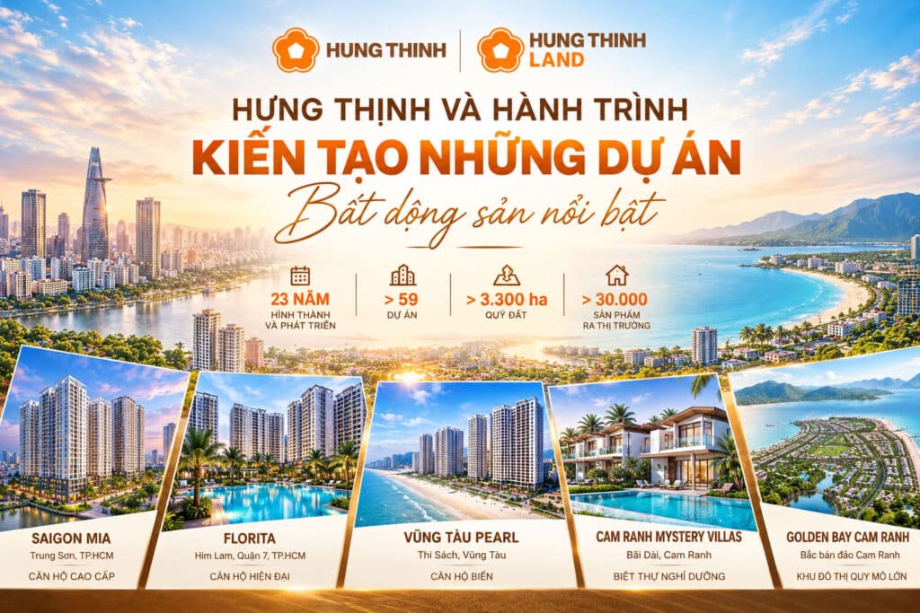 Hưng Thịnh và hành trình kiến tạo những dự án bất động sản nổi bật