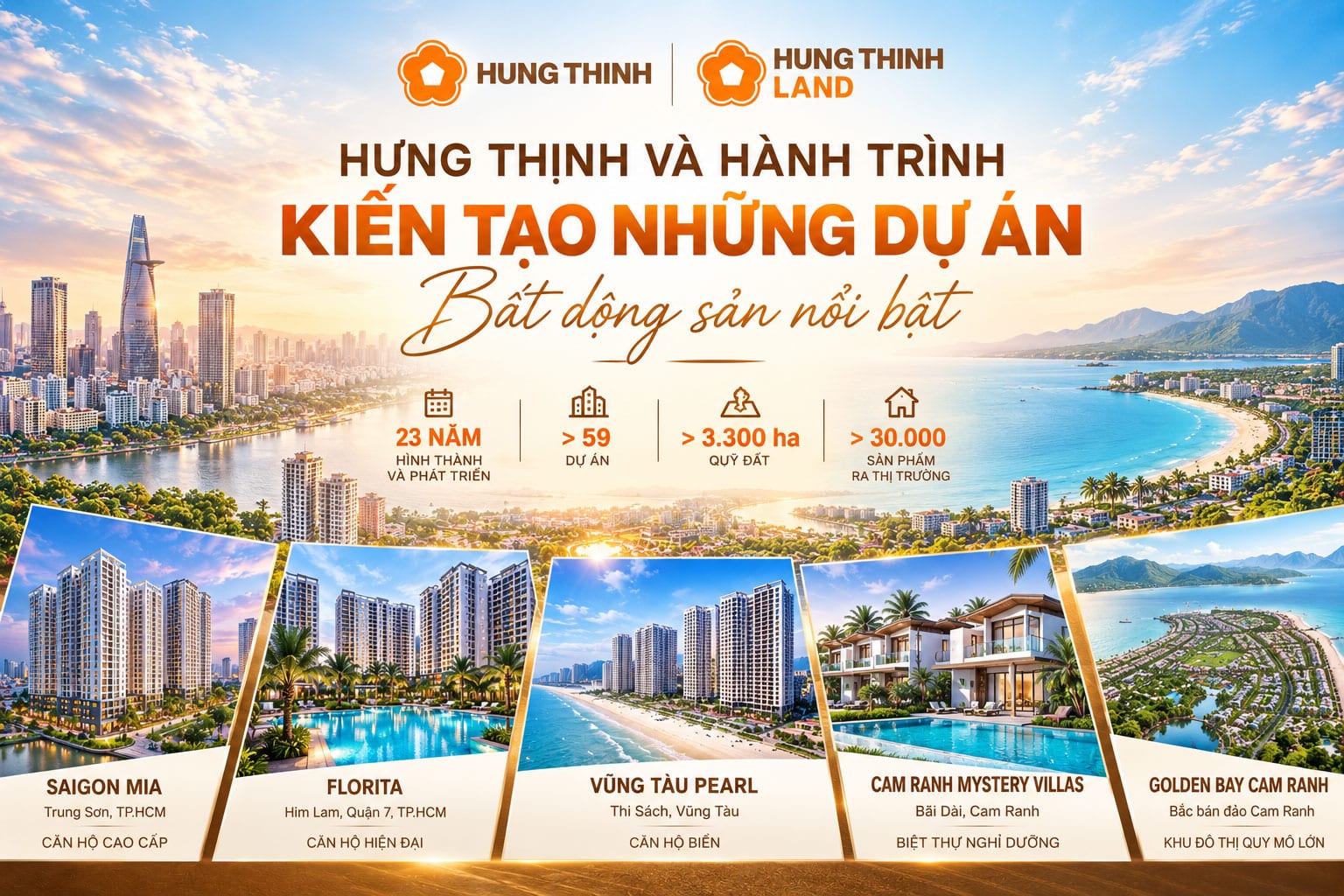 Hưng Thịnh và hành trình kiến tạo những dự án bất động sản nổi bật