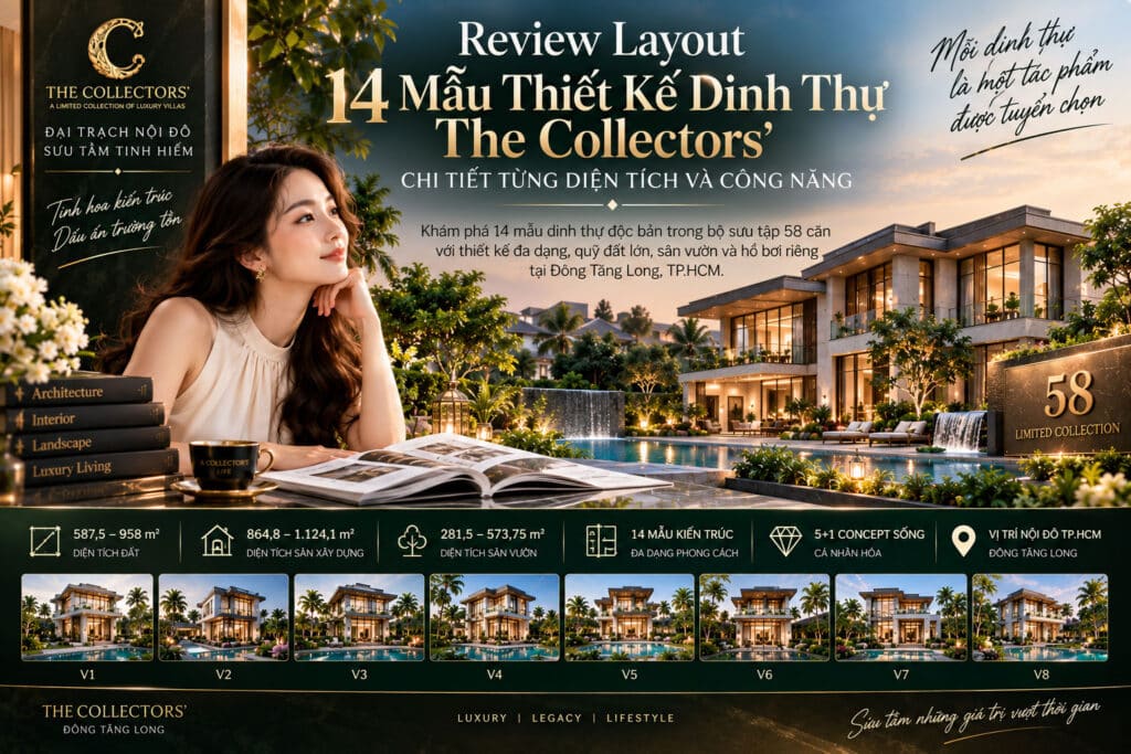 Review Layout 14 Mẫu Thiết Kế Dinh Thự The Collectors' 58