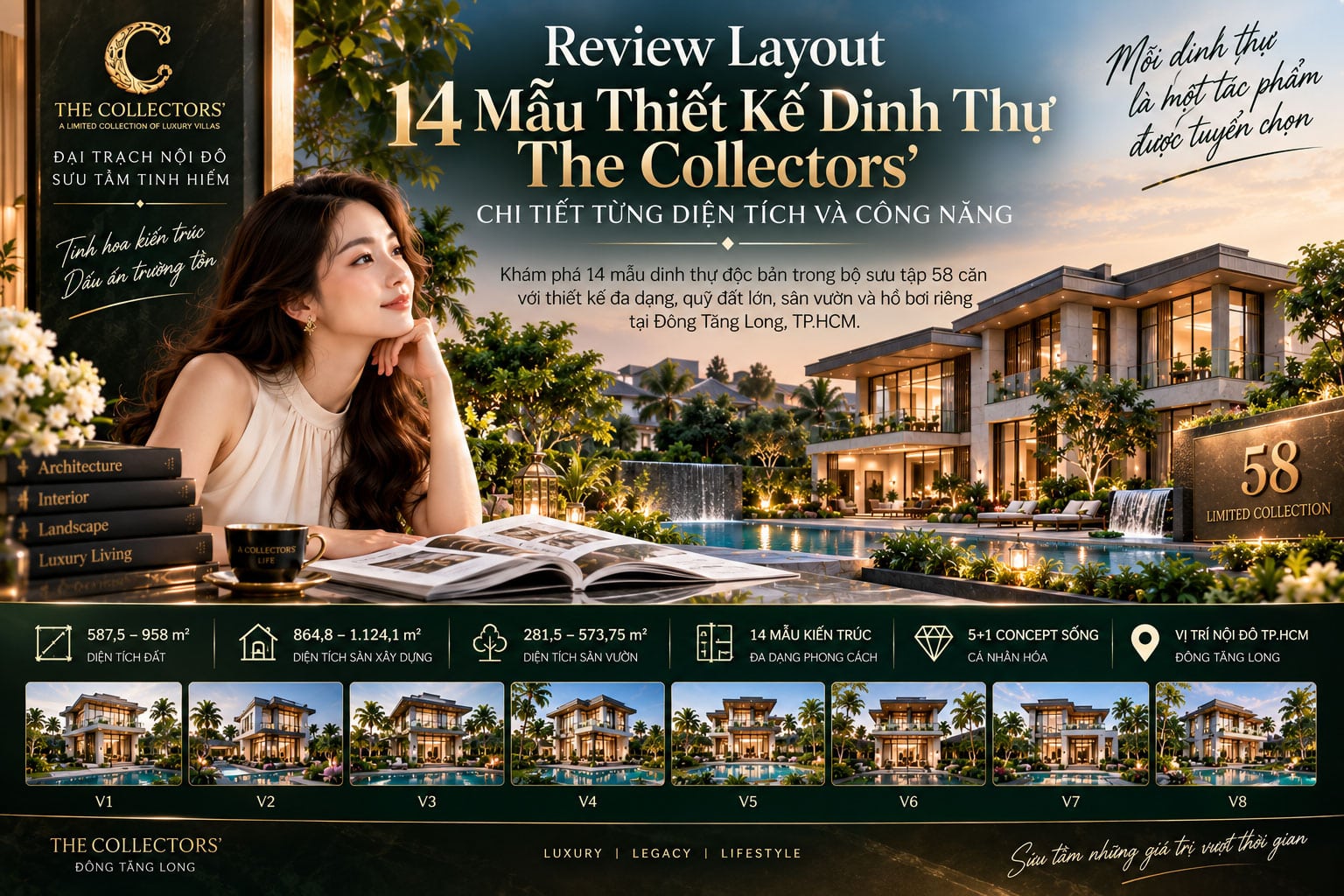 Review Layout 14 Mẫu Thiết Kế Dinh Thự The Collectors' 58