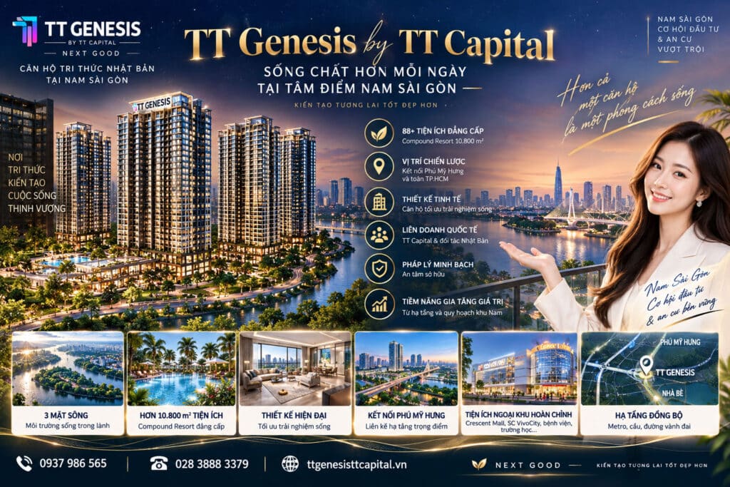 Căn hộ tri thức Nhật Bản giữa tâm điểm phát triển Nam Sài Gòn
